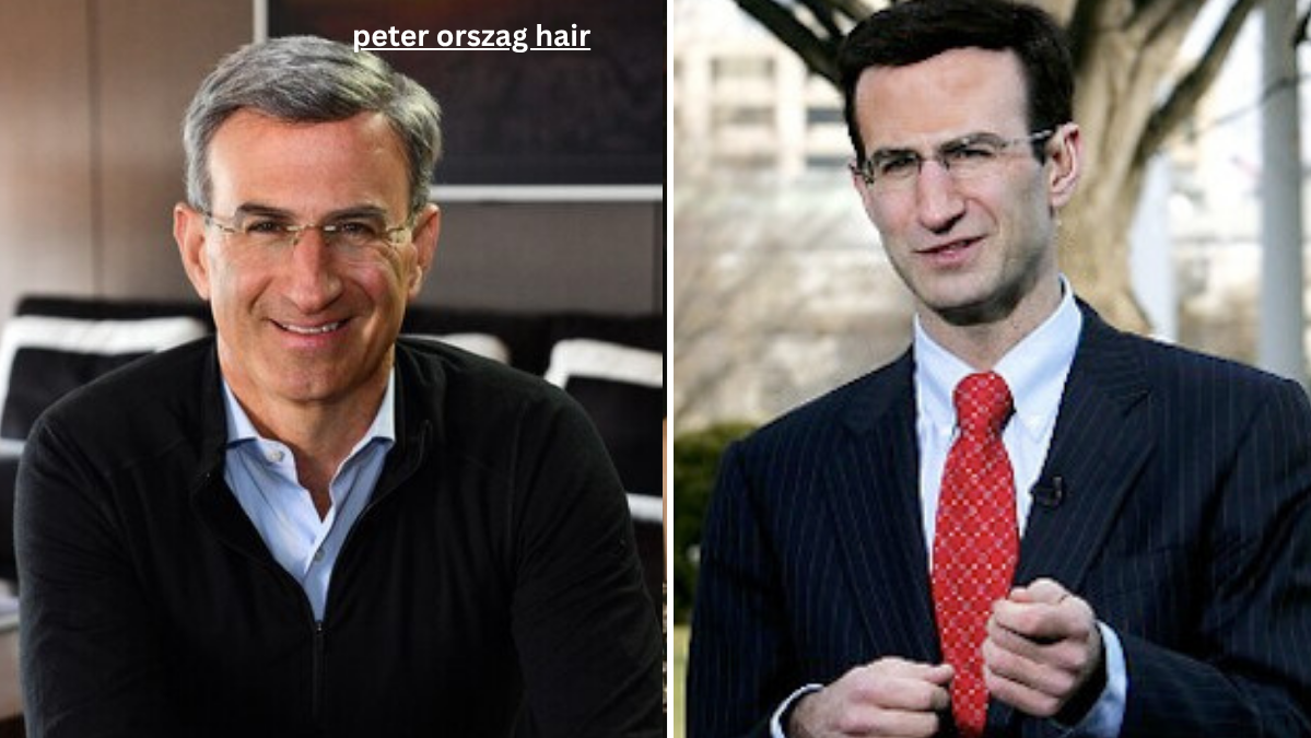 Peter Orszag Hair